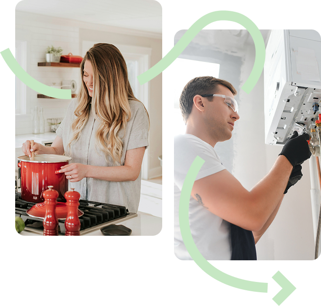 Illustration showing finance steps